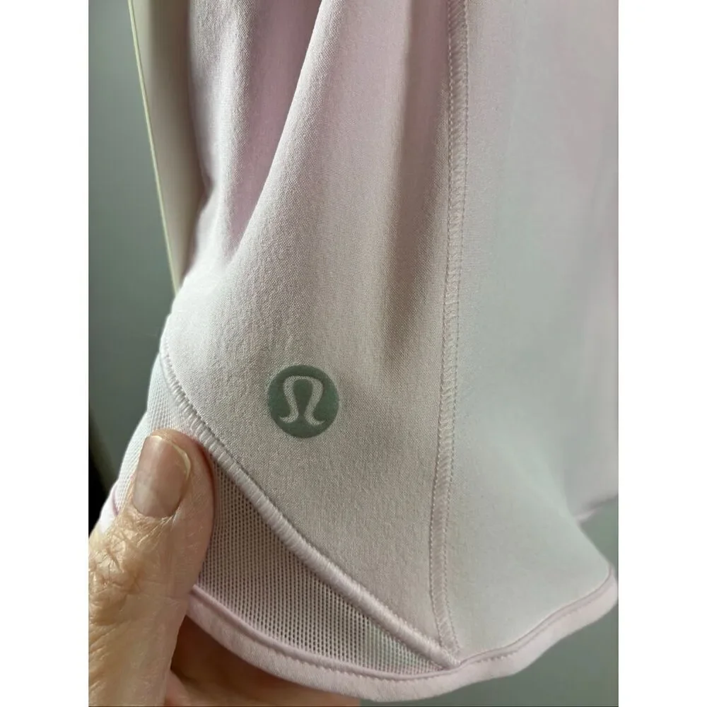 Lululemon NWT Hotty Hot High Rise Short 4” in Pink Organza Size 4